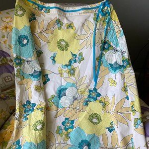 Flower Print Cotton Skirt Perfect for Hot Summer Days